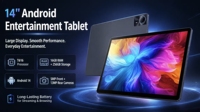 HYRS A140 T616 Tablet Inteligente de 14 Pulgadas, 6GB+256GB, Octa Core, SIM, Android 14, Batería de 10000mAh, Resistente al Agua, para Uso Empresarial