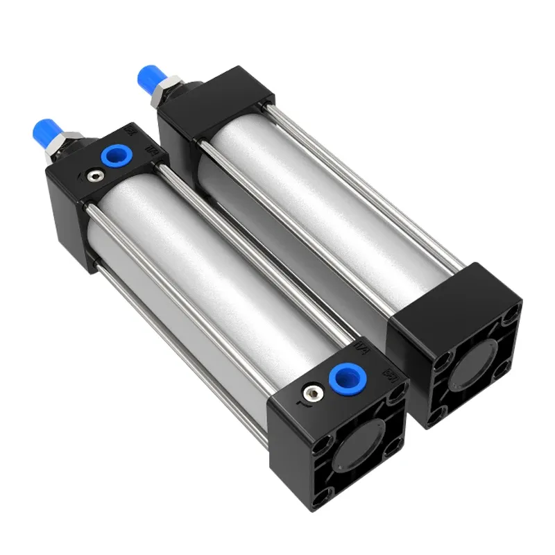 Pneumatics SC loạt tiêu chuẩn dài đột quỵ tác động kép Piston xi lanh thanh hành động kép xi lanh không khí