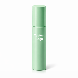 Botella de Vidrio Transparente de 10 ml Personalizada, Botella Roll-on Recargable Vacía para Aceite Esencial y Perfume, con Tapa Negra - Product Image 1