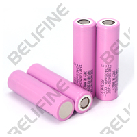 Baterai Lithium Ion 18650 3500mAh INR 18650 35E 3.7V Isi Ulang, Baterai 18650 3500mAh untuk Senter Lampu Sorot Kuat