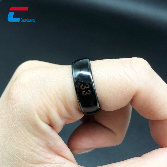 Tesla Smart Mini RFID NFC Ceramic Ring for Model 3/Y/X/S Waterproof Business Card & Hotel Use