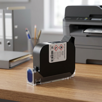 Cartucho de Tinta de Secado Rápido para Impresora de Inyección de Tinta Automática HP 2590 W3T10 de 12,7 mm, Alta Adhesión, Sin Encriptar, Nueva Etiqueta