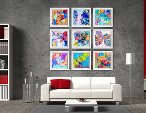 Nhà Máy Trực Tiếp Bán Mới Nhất Thời Trang Của Phụ Nữ In Chiếc Khăn Lụa Đầy Màu Sắc Dài Thiết Kế Khăn Choàng - Product Image 6