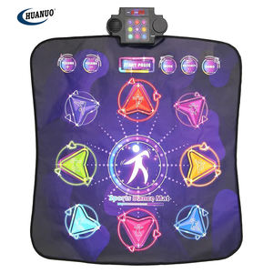 Tapete de Baile Musical para Niños <span class=keywords><strong>con</strong></span> 9 Modos de Juego, Dificultad Ajustable, Volumen y 8 Botones, para Interior y Exterior - Product Image 1