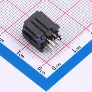 BX-MX3.0-2-2PZZ Wire-to-Board Pin Header Through hole Component (THT),P=3mm Connector 2x2P 3mm Through Hole Micro-Fit (MX 3.0) - Product Image 2
