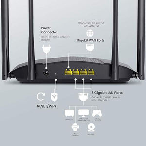 Tenda RX9 Pro ax3000 wifi6 Gigabit Dual Band wirelessrouter 2.4GHz + 5GHz wifi6 Tiếng Anh Router - Product Image 4