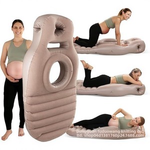 <span class=keywords><strong>Lit</strong></span> gonflable personnalisé en PVC floqué pour femmes enceintes, vente en gros directe d'usine, matelas de couchage portable et confortable - Product Image 3