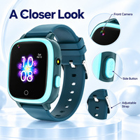 Montre connectée pour enfants L15 avec appels 4G, GPS, carte SIM, caméra étanche IP67, écran tactile HD, pour garçons et filles, usage quotidien, école, extérieur