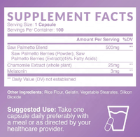 Vente chaude sans gluten Saw Palmetto Capsules Supplément de santé de la prostate aide à réduire la perte de cheveux pour les adultes (pas les femmes enceintes)