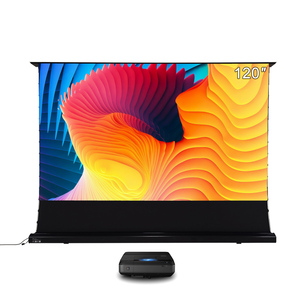 Écran élévateur de sol motorisé 120 "pour projecteur de télévision laser grille PET CLR 4K UST ALR écran pour <span class=keywords><strong>Wemax</strong></span> <span class=keywords><strong>One</strong></span> 4K - Product Image 1
