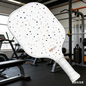 Pala de Pickleball FitSpark Macarons, Aprobada por la USAPA, de Fibra de Carbono, Núcleo de Panal de Abeja de 16 mm, Diseño sin Bordes, Duradera, Ligera, para Entrenamiento - Product Image 1
