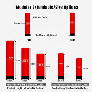 เสาตกแต่งงานอีเว้นท์แบบเป่าลม  ท่อไฟ LED แบบเป่าลมสั่งทำพิเศษสำหรับงานปาร์ตี้ งานแต่งงาน ฉากหลังเวที - Product Image 3