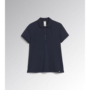 Polo Diadora Mc Athena Azul Marino Sólido L, Cierre con Botones Deportivo, Todas las Temporadas, Piqué, 95% Algodón Orgánico, 5% Elastano - Product Image 1