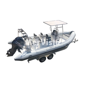 Bateau pneumatique de patrouille RIB de luxe de 23 pieds (700 CE Europe) en PVC/Hypalon/Orca à vendre, bateau de patrouille rapide à vendre - Product Image 4
