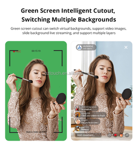 Nouveau Kiosque de 10.1 pouces tout en un <span class=keywords><strong>Tik</strong></span> <span class=keywords><strong>Tok</strong></span> pour appareils de diffusion en direct avec webcam Hd réglable - Product Image 6