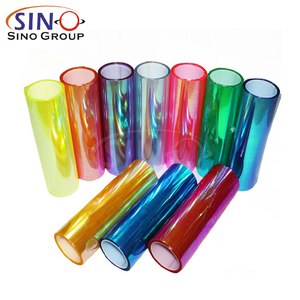 Special 0.3X9m Pink <strong>Fluorescent</strong> Yellow Dark Blue Popular Selling Roll Chameleon <strong>Color</strong> Change Car Headlight <strong>Vinyl</strong> Film - Product Image 1