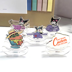 Wholesale Customized Transparent PVC Anime Plaque Sign Holder Promotion Gift Souvenir OEM ODM Plastic Crafts From China Factory