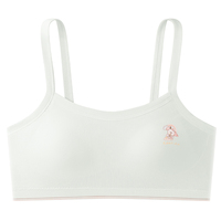 Soutien-gorge d'entraînement pour adolescentes Fit Cloud Comfort, sans frottement, bonnets respirants, bretelles fines, côtelé, doux, respirant, multicolore