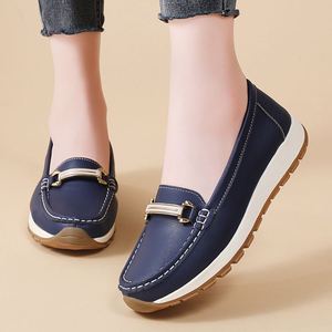 Zapatos Planos de Moda 2025 para Mujer, Talla Grande, Cómodos, con Plantilla de PU, Antideslizantes, con Suela Suave para Mamás - Product Image 2