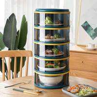 Couvre-aliments en plastique transparent pour aliments, couvre-aliments en filet plastique, sortie d'usine