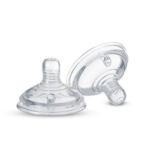 Tetina <span class=keywords><strong>de</strong></span> silicona <span class=keywords><strong>de</strong></span> grado médico, tetina <span class=keywords><strong>de</strong></span> alimentación sin BPA BPS, cierre a la naturaleza - Product Image 2