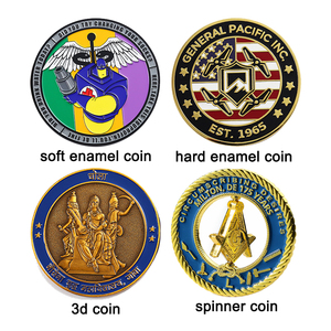 20 năm nhà máy thách thức đồng xu tùy chỉnh 3D UV in mềm men vàng bạc Brass mạ quyết định kỷ niệm lưu niệm tiền xu - Product Image 4