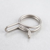 Serre-tuyaux sur mesure à ressorts de torsion en acier inoxydable zingué, fabrication OEM pour quincaillerie industrielle