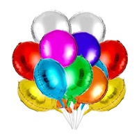 Grand ballon rond en aluminium de 18 pouces pour la fête de mariage, la Saint-Valentin, les anniversaires, décoration de fête