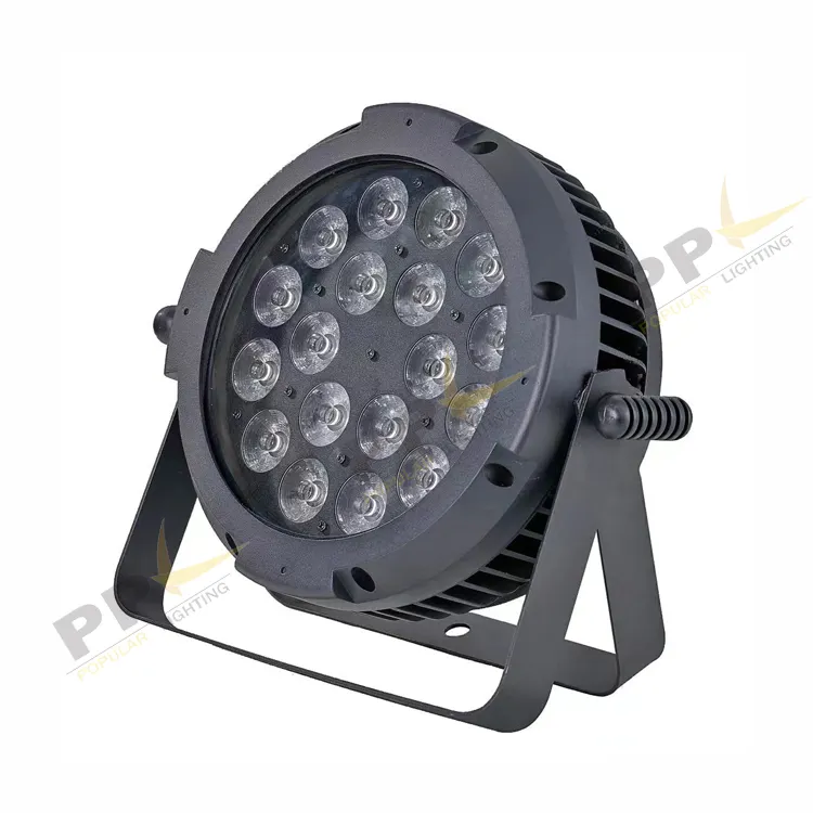 Ip65 wasserdicht 18 x 10 W Led Aluminium Par Licht Rgbw 3in1 Led Par Dmx512 Kontrolle professionelle Bühne DJ-Ausrüstung Disco-Lichter