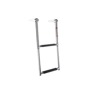 Marine Duikplatform Ladder Roestvrij Staal 316 600Mm X 205Mm Onder Platform Bootladder 5 Stappen Met Handvat Jachtboot Hardware - Product Image 5
