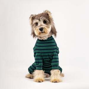 Pakaian rumah anjing wol lembut dengan pola bergaris sweter anjing khusus untuk keturunan kecil dan sedang - Product Image 6
