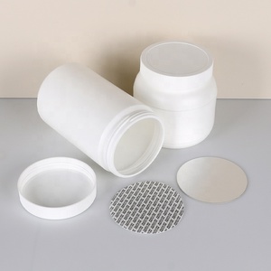最も人気のあるプラスチックHDPE 850ML28オンスシリンダー広口ボトルジャープロテインパウダーピルカプセルスポーツ栄養ホルダー - Product Image 4