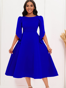 Vestido de Noche <span class=keywords><strong>Elegante</strong></span> y a la Moda con Falda Amplia, Vestido de Inspiración Africana - Product Image 3