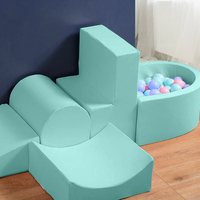 Ensemble de jeux doux avec rembourrage en mousse, grimpeur, petit bac à balles, ensemble combiné, aire de jeux pour enfants