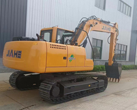Excavatrice hydraulique de chantier JIAHE 8135 de 13 tonnes, robuste, avec moteur Cummins, pompe PNM et chenilles