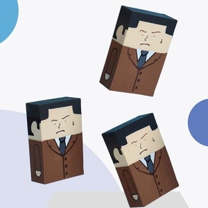 Gomme en caoutchouc amusante de style japonais, sans résidus, en forme de Oncle Chauve, pour farces créatives, pour élèves du primaire, papeterie artistique mignonne - Product Image 4