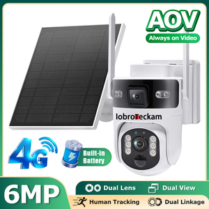 กล้องวงจรปิดพลังงานแสงอาทิ<span class=keywords><strong>ต</strong></span>ย์ 4G <span class=keywords><strong>แบ</strong></span>บเปิดใช้งานตลอดเวลา ความละเอียด 6MP เลนส์คู่ ครอบคลุมมุมมอง AOV กล้อง PTZ พลังงานแสงอาทิ<span class=keywords><strong>ต</strong></span>ย์ บันทึกภาพต่อเนื่อง 24/7 ไม่หยุด พร้อมระบบตรวจจับ PIR - Product Image 2