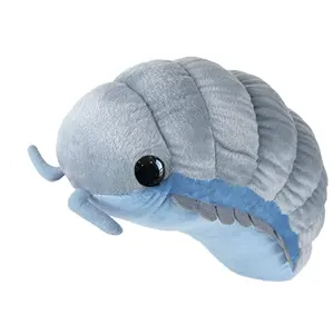 Isopod Plush น่ารักเหมือนจริง pill Bug ยัดไส้สัตว์ผ้ากำมะหยี่สำหรับเด็กที่จะกอดเล่นและคู่หู