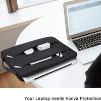 Sac pour ordinateur portable BUBM personnalisé en polyester moderne de 13, 14, 15 pouces, étui de protection, pochette, vente en gros, sac d'ordinateur de travail personnalisé