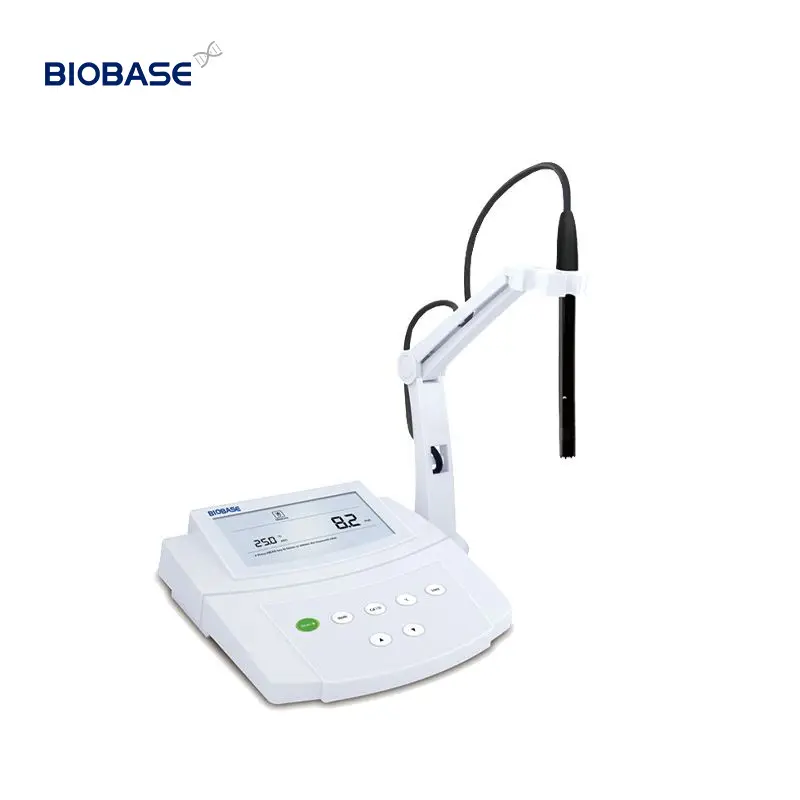 BIOBASE pH Meter tampilan LCD Backlit putih ekonomis PHS-25CW untuk kualitas air