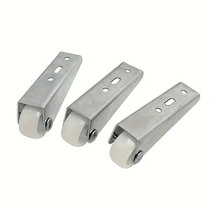 Roulement de roue inférieure pour porte de tiroir, roulement fluide, acier laminé à froid, design minimaliste - Product Image 3