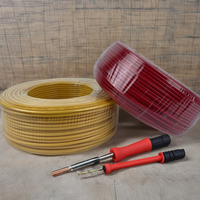Venta directa de fábrica Cableado de PVC de cobre eléctrico de un solo núcleo 1, 5 mm2 2, 5 mm2 Cables de conductos flexibles