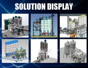 Planta Mezcladora de Mortero Seco Mini, 3-5 TPH, Diseño Compacto con Elevador de Alimentación, Ideal para Espacios Limitados - Product Image 6