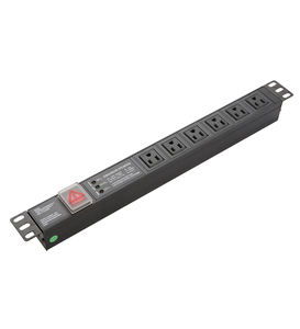 Protector de Sobretensión PDU para Rack de Servidor Tipo USA de 19 Pulgadas, Marca LE, con Cable de Aleación de Aluminio de 3x1.5mm y 2M - Product Image 3