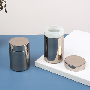 Pistola cromada de plástico con diseño de logotipo personalizado, <span class=keywords><strong>suplemento</strong></span> de Color gris, contenedor de PE con tapa, 250ml, venta al por mayor, proveedor de China - Product Image 3