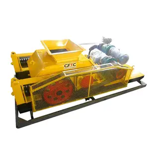 Kleine Dubbele Roll Klei Zand Making Machine Baksteen/Bodem Twee Glad Tanden Roller Crusher Prijs