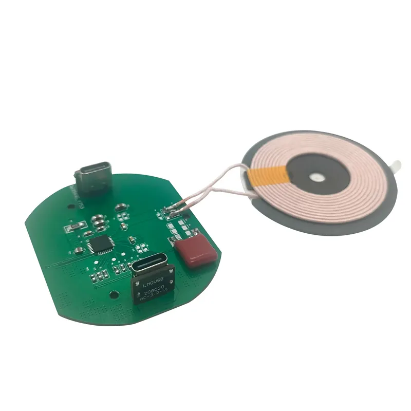 Pcba 120w lm301h 12v input qi charger pcba lamp pcba wireless charging circuit board pcb assembly