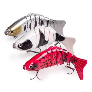 Esca Artificiale in Acciaio Inox a 7 Sezioni da 10cm per Pesci d'Acqua Dolce, Esca Artigianale in Confezione Colorata, 40 Colori - Product Image 5