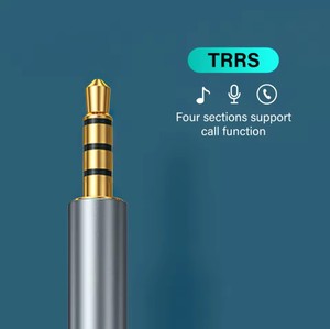 Câble auxiliaire <span class=keywords><strong>USB</strong></span> C Type C TRRS <span class=keywords><strong>Adaptateur</strong></span> <span class=keywords><strong>jack</strong></span> 3.5mm 3-4 pôles Câble auxiliaire audio <span class=keywords><strong>USB</strong></span> C <span class=keywords><strong>vers</strong></span> 3.5mm Cordon stéréo de voiture Cordon <span class=keywords><strong>casque</strong></span> auxiliaire - Product Image 4