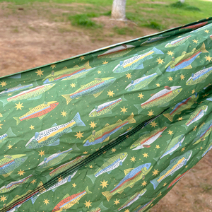 <span class=keywords><strong>Hamac</strong></span> léger et portable pour 2 personnes avec <span class=keywords><strong>moustiquaire</strong></span>, en nylon camouflage, pour le camping, la randonnée et la plage - Product Image 2